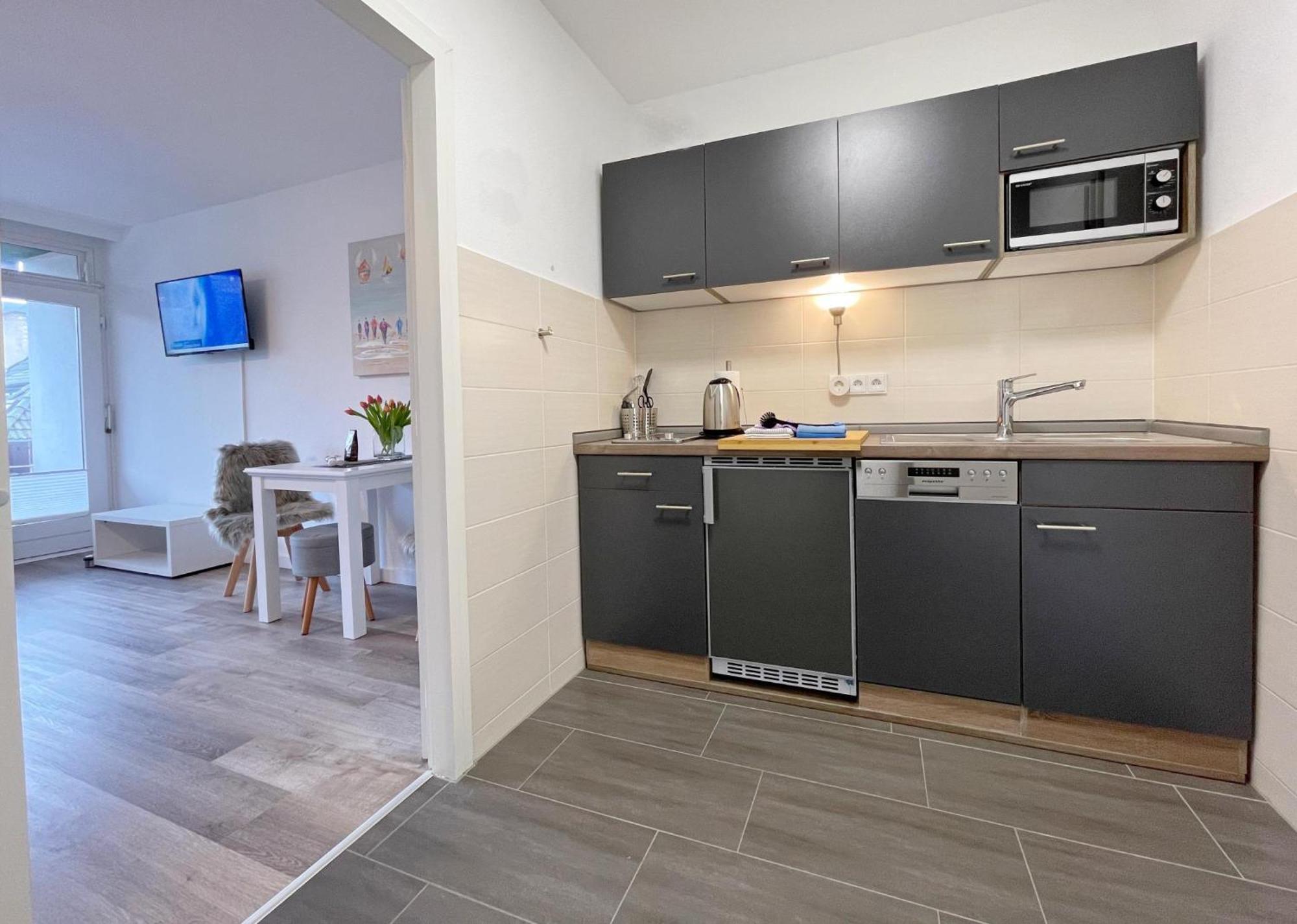 Ferienwohnung Mitten In Westerland Mit Balkon Strandlaufer 1 Esterno foto