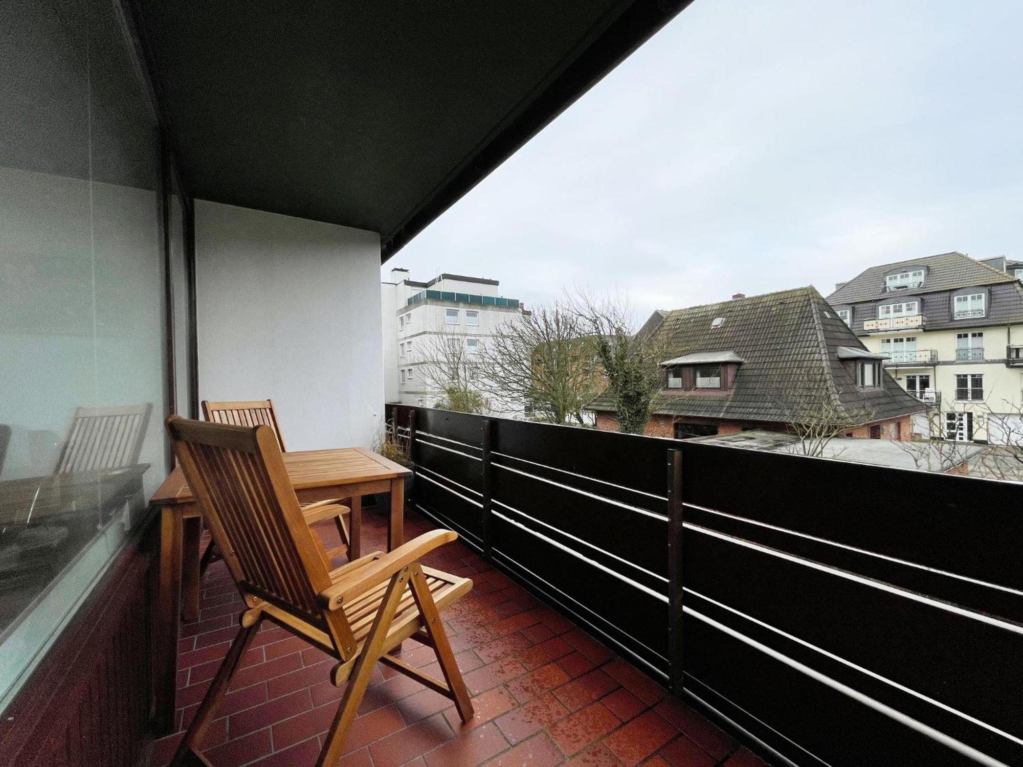 Ferienwohnung Mitten In Westerland Mit Balkon Strandlaufer 1 Esterno foto